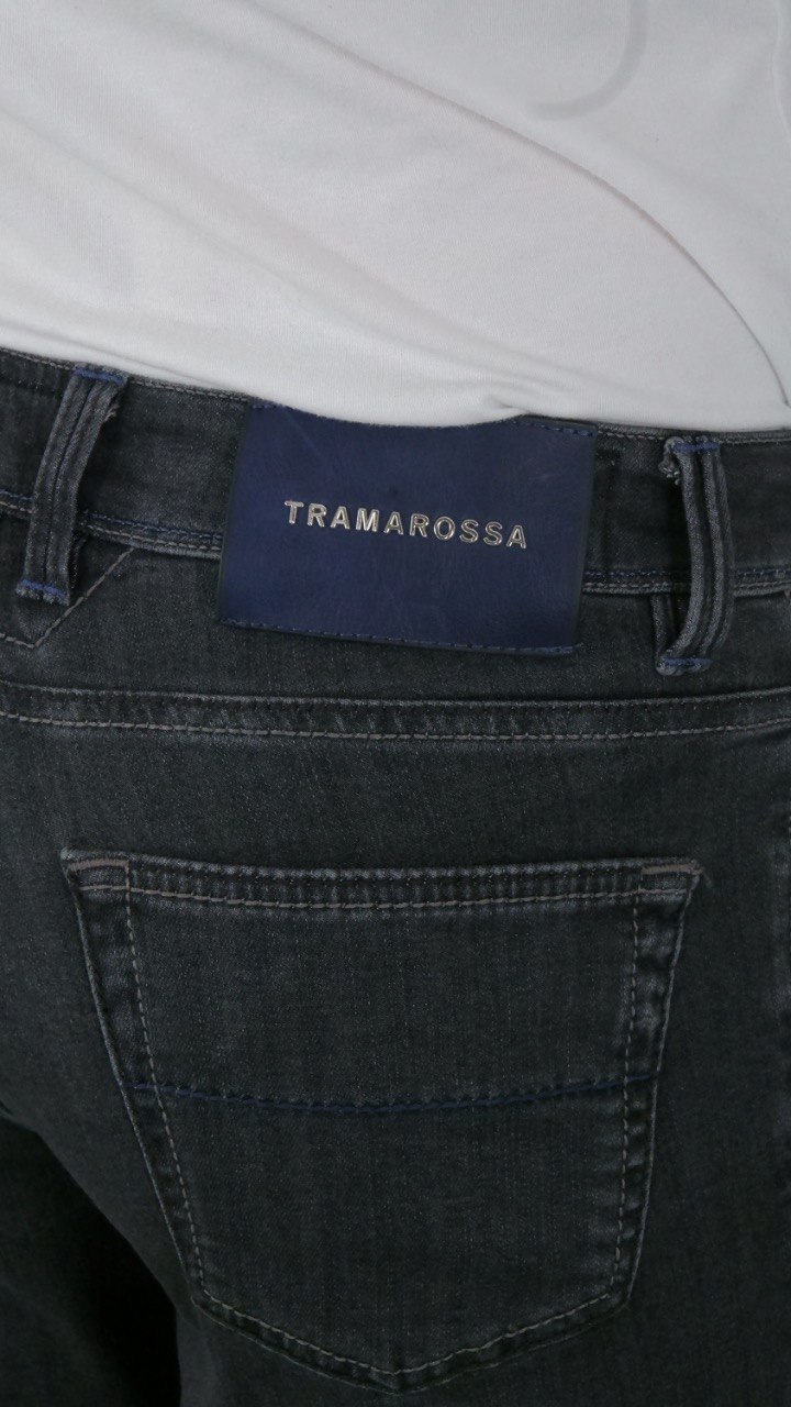 Model 144: Premium Charcoal Grey Tailored Denim