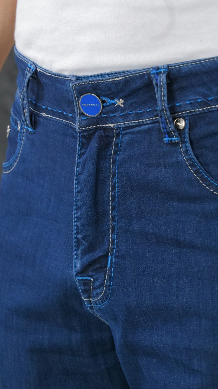 Style 151: Men's Premium Denim with Blue Accents